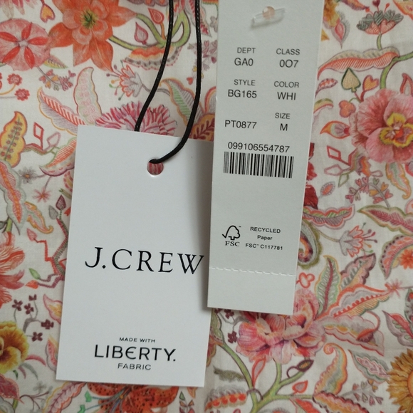 J. Crew Floral Crop Top - Picture 5 of 8